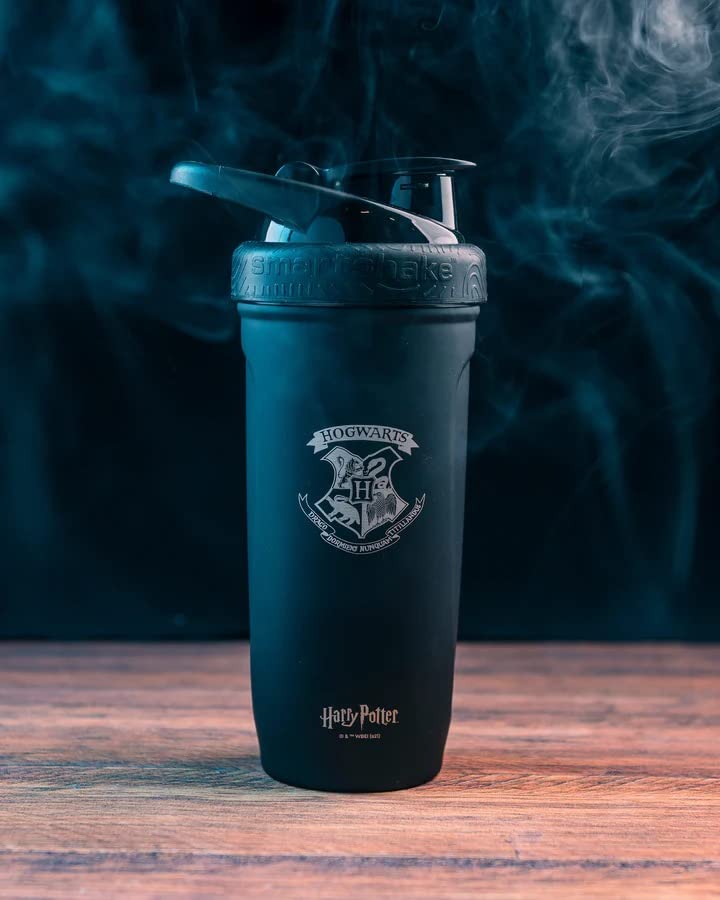 Smart Shake Reforce Stainless Steel Harry Potter Hogwarts Crest Shaker Bottle (900 ML /30oz) | Light Weight Resistance Sports Shaker Bottle with a Soft Lid | Leakproof, BPA Free & DEHP Free - color: Hogwarts