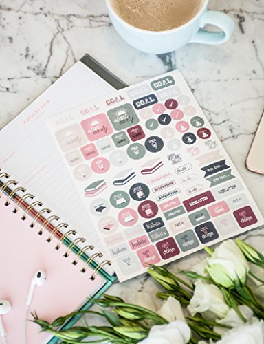 Lamare Productivity Planner Stickers for Women – for School, Work, Office - style: Productivity Stickers
