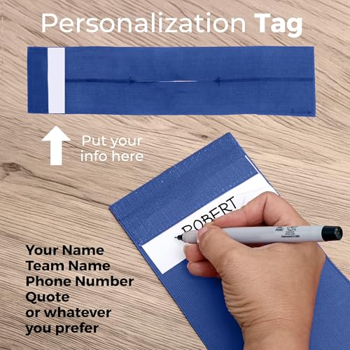 TOFL Baseball Glove Wrap Band for Mitt Shaping | Elastic Strap with Adjustable Closure for Pocket Forming & Storage | Youth & Adult Softball Mitt Care Accessory (Color & Quantity Options) - color: Blue