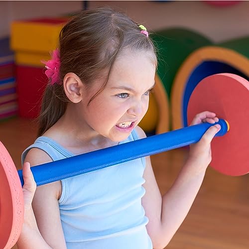 Hey! Play! Kids Exercise Equipment Collection: Strength Training, Cardio, Endurance, and Active Play Essentials - Kids Weight Bench Set - style: Kids Weight Bench Set