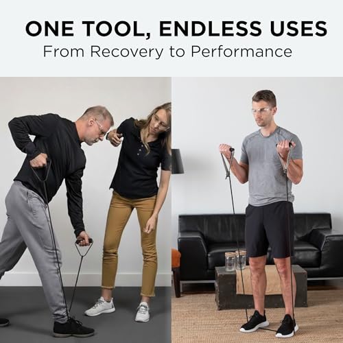 THERABAND Latex Resistance Tubing, Black, Special Heavy Level 5, 100 ft Roll, Professional Grade Resistance Band for Exercise, Upper and Lower Body Workouts, Cut-to-Length, Color-Coded Levels - color: Level 5 / Special Heavy - Black, size: 100 Foot
