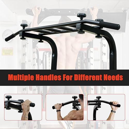 LSKSSNG Power Tower Dip Station Pull Up Bar for Home Office Gym, Multi-Function Workout Dip Station Power Tower for Full Body Strength Training Fitness Equipment, Pull Up Stand Holds Up to 440LBS