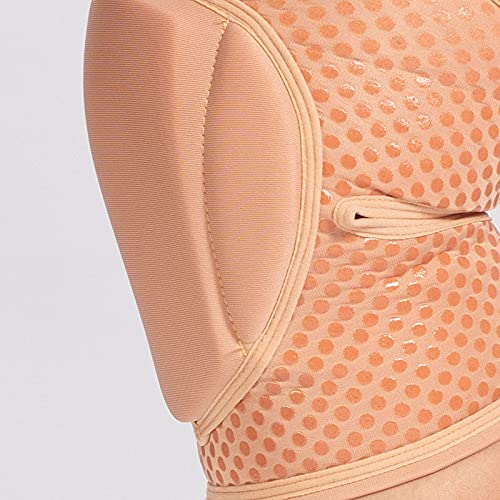 Queen Wear – Nude Latte Grip – Pole Dance Knee Pads – Perfect Woman Protection for Ballet Modern Dance and Indoor Sports (S) - size: S