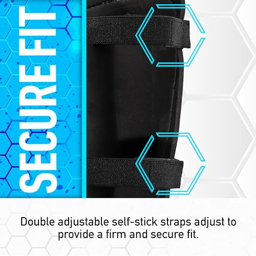Franklin Sports Soccer Shin Guards for Youth + Adults - Superlight Shin Guards for Men, Women + Kids - (2) Shin Guard Set for Boys + Girls - size: Medium