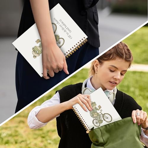 OJMFHEGEE Labor and Delivery Nurse Gifts Spiral Notebook 5.5x8.3 in, L&D NICU Nurse Gifts, Off to Deliver Chaos and Babies Funny Medical Obgyn Frog Hardcover Notebook Journal for Women Coworkers - color: Funny Medical Obgyn Frog