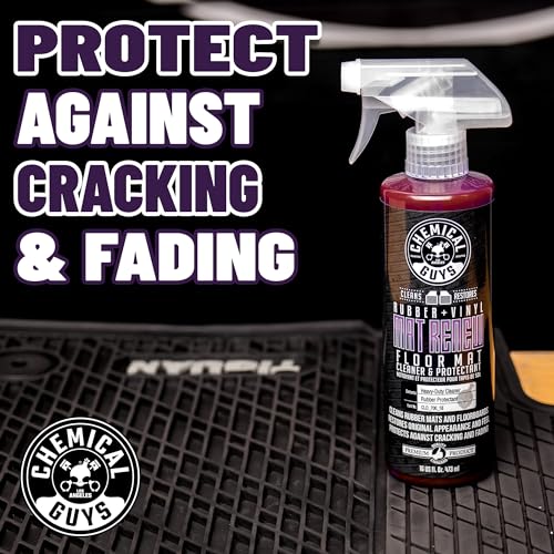 Chemical Guys HOL70016 Heavy Duty Floor Mat Cleaning Kit with Mat Renew Rubber + Vinyl Floor Mat Cleaner and Protectant (16 fl oz), Drill Brush Attachment, & Workhorse Towels, 5 Item Kit - size: 3.2 Fl Oz (Pack of 5)