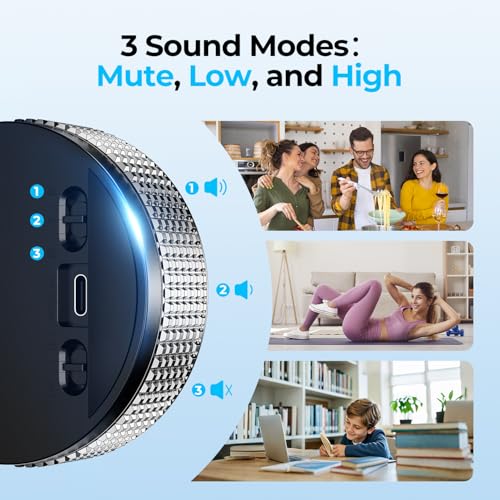 USB Rechargeable Magnetic Kitchen Timer for Cooking, Building 800mAh Battery Large Display Digital Countdown Timer, 3 Preset 5/15/25 Mins Loud Alarm for Baking Grilling Studying - Silver - color: Silver