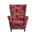 NILUOH Wingback Chair Slipcover 2 Pieces, Stretch Spandex Wingback Chair Covers Washable Slipcover for Wingback Armchairs Non-Slip Furniture Protector with Elastic Bottom for Living Room - color: 38
