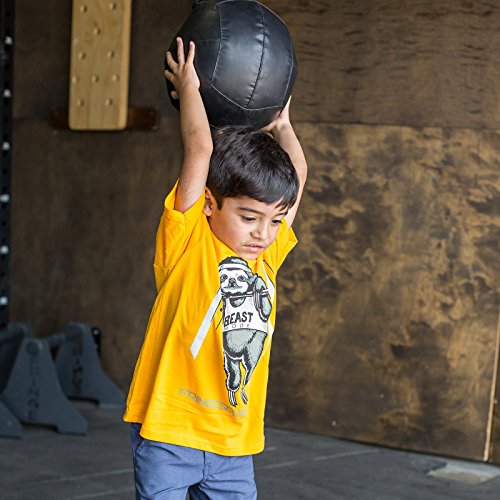 FringeSport Kid's Medicine Ball 2lb, 4lb, or 6lb / for Strength, Conditioning, Crossfit, & More/Youth Fitness Equipment