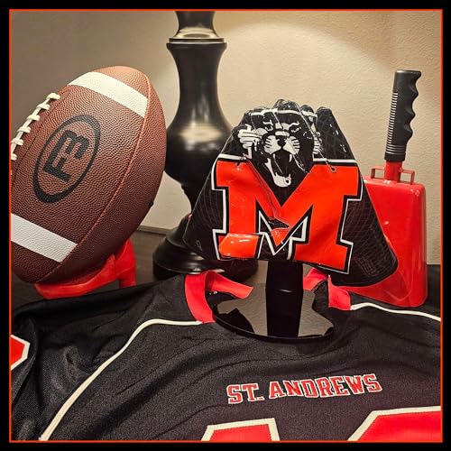 Collectible Glove Display - Mount or Desk Stand Adjustable Hands Floating Ideal for Football Receiver & Lineman, Baseball, Soccer Gloves - size: Desktop Display