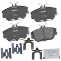 Bendix Priority1 CFC598 Ceramic Front Brake Pads for Select Models Ford Sable, Taurus, Thunderbird, Lincoln Continental, Mark VIII, Mercury Cougar, Sable - style: CFC598