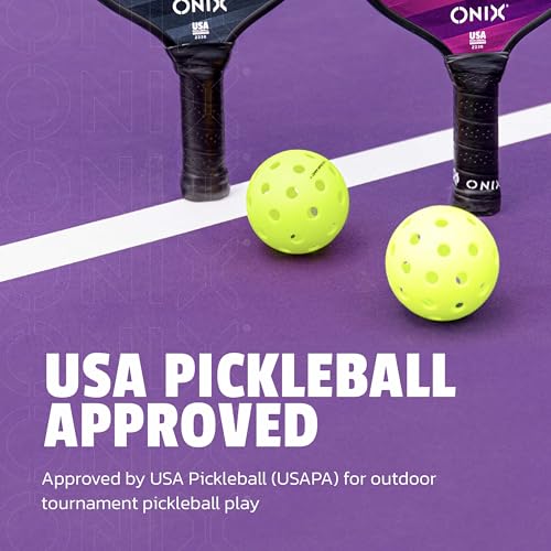 Onix Fuse G2 Outdoor Pickleball Balls USA Pickleball Approved - color: Neon Green, size: 100 Pack