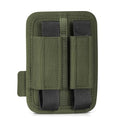 Savior Equipment Tactical Pistol Mag Pouch 9mm .40 45acp Open-Top Single & Double Stack Mag Holder Softshell Mags Storage Universal Magazine Carrier, Elastic Band to Hold Tight, Hook-Backed Panel - color: Olive Drab Green (2-Slot)