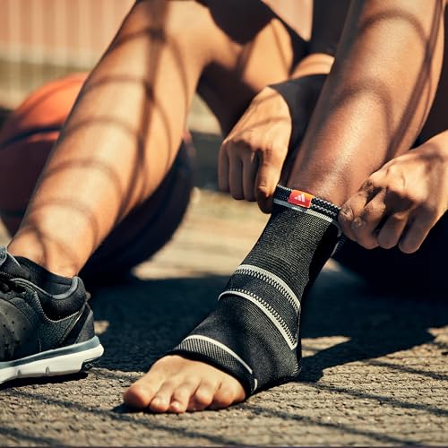 Adidas Knitted Support Sleeve, Ergonomic Compression Sleeve - size: Medium, style: Ankle Support