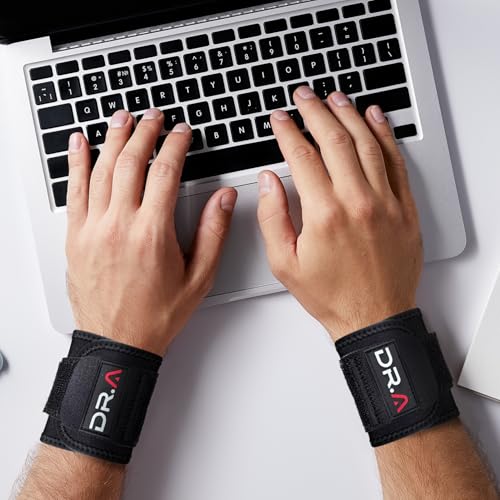 Dr. Arthritis Doctor Developed Wrist Brace, Wrist Wraps for Tendonitis, Hand Support, Ideal for Fitness, Weightlifting (Pair) - size: 2 Pack - Wrist Brace
