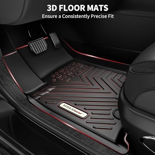 YITAMOTOR Floor Mats Compatible with Toyota Corolla Sedan 2020-2026 (Not Fit for Hatchback), TPE All Weather Automotive Corolla Floor Liners Custom Fit 1st & 2nd Row, Black - style: 2020-2026 Toyota Corolla Sedan (Not Fit for Hatchback)