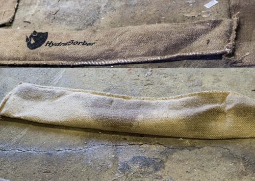 HydraSorber - Sandless Sandbags - Water Absorbent Flood Barrier - size: 11 Foot Length (Single Unit)