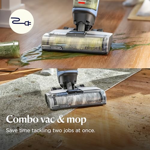 Bissell CrossWave Edge Zero-Gap Wet Dry Vacuum Mop, 4111A | Powerful suction for tile floors and stain removal; zero-gap edge reaches baseboards and corners - style: CrossWave Edge