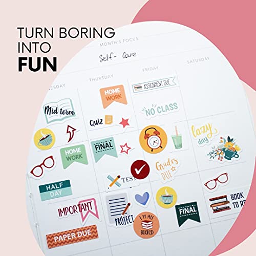 Lamare Planner Stickers for Students and College Stickers for Journaling - style: Student Stickers