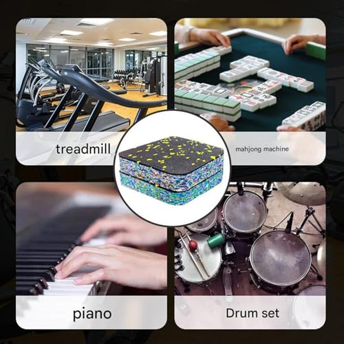 Shock Absorption Mat Treadmill Anti Vibrations Floor Protectors Exercise Equipment Treadmills and Speakers Soft Shocked Absorption