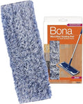 Bona Microfiber Dusting Pad for Multi-Surface Floors - Fits all Bona Mops - Attracts and Picks Up Dust, Pet Hair, and Dirt on Wood, Stone, Tile, Laminate, and Vinyl Floors - style: Microfiber Dusting Pad
