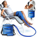 Cold Therapy Machine, Portable Ice Therapy Machine for Knee After Surgery with Programmable Timer & Flow Rate, Quiet Pump, Knee Pad, Cold Therapy Unit for Long-Term Relief and Recovery, Deep Blue - color: Deep Blue