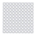 TCPENG® 100PCS Clear Rubber Feet, Small Self Adhesive Pads, Sticky Rubber Dots, Non-Slip Cabinet Stoppers, Furniture Buffers — Hemispherical Silicone Pads for Door Furniture
