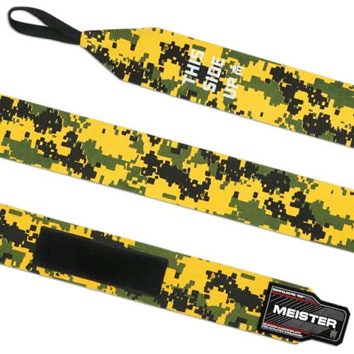 Meister Adult 180" Semi-Elastic Hand Wraps for MMA & Boxing (Pair) - color: Army Camo