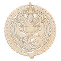Fourth Level MFG 12” Ganesha, Hindu Wood Wall Art, Indian Wall Decor, Mantra, Meditation, Radha Krishna - color: 12" Ganesha