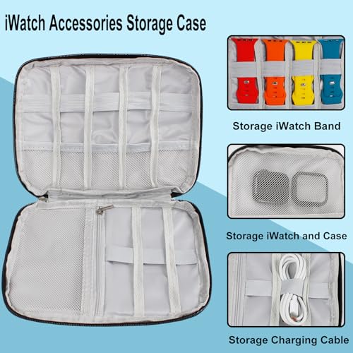 15 Pack Sport Band Compatible with Apple Watch Bands for Women Men 40mm 41mm 38mm 46mm 45mm 44mm 42mm 49mm,iWatch bands with Storage Organizer for iWatch Series 10 9 8 7 6 5 4 3 2 SE Ultra - color: Pack of 15-2, size: 38mm/40mm/41mm/42mm(Series 11 10)