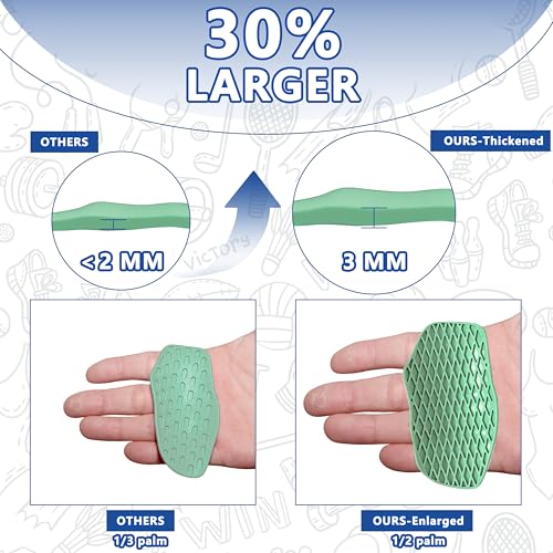 Large Anti-Slip Gym Workout Grips for WeightLifting,Silicone Hand Protector | Gym Towel,Storage Case,Ergonomic Rubber Gym Gloves for Men Women,Gym Hand Palm Protection Pads for Dumbbell,Barbell,Rypt - color: Sage Green