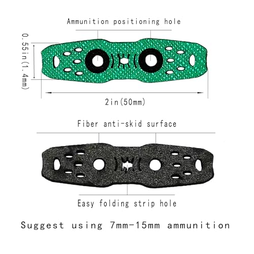 Slingshot Accessory Steel Ball Clay Ammunition Bag with Non Slip and Ammunition Positioning Hole Design Suitable for DIY Flat/Tube Replacement Bands - size: 30pcs
