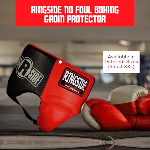 Ringside No Foul Boxing Groin Protector, Jockstrap Design, Groin Protector for Men, Ideal for Boxing, MMA, Muay Thai, Kickboxing, Workout, Training, and Competition - size: Large