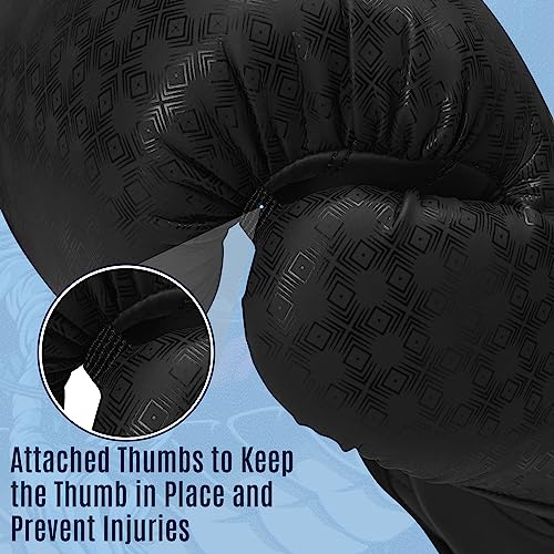 Twisto Boxing Gloves S6 - Pro Training & Sparring, Maya Hide Leather, Muay Thai, MMA, Kickboxing, Men, Women, Adults, Heavy Punching Bag, Focus Mitts, Pads, Gym Workout, 10oz 12oz 14oz 16oz - size: 12 oz, style: Hydra