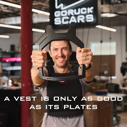 GORUCK 9.25LB and 6.25LB Curved Ruck Plate Compatible with GORUCK Rucking Weight Vests - 2 Pack - size: 6.25LB Each (12.5LB Total)