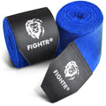 FIGHTR® Boxing Handwraps 160 inches semi-Elastic Hand Wraps with Thumb Loop for Boxing, MMA, Muay Thai & Martial Arts - color: Blue, size: pair of 160"