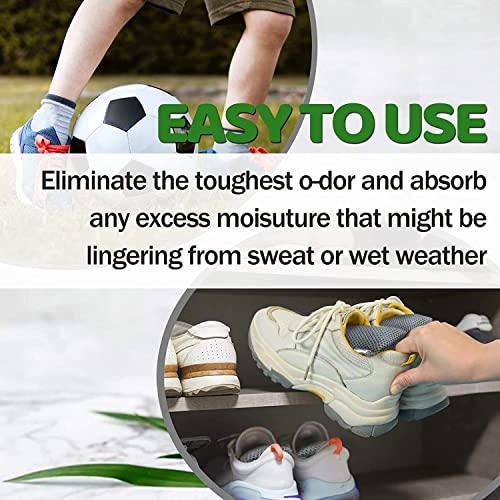 Marsheepy 6 Pack Shoe Odor Eliminator Bags, Boxing Glove Deodorizer, Absorbs Stink and Moisture, Grey Stick Odor Absorbers for Shoes, Gloves, and Sports Gear - color: Grey 6 Pack