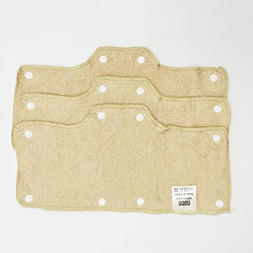 Beige Sweatband for Hard Hat Washable Velvet Terry Cotton Hard Hat Liner NAEE snap on (6pcs) - color: Beige