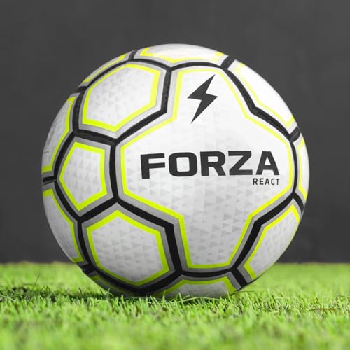 FORZA Pro GK React Soccer Balls [Irregular Bounce] | Premium Size 4 & 5 Soccer Balls to Improve Goalkeeper Reflexes & Player Reactions - size: 5, style: Pack of 1