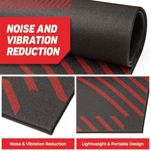 Elite Jumps Jump Rope Mat, Non-Slip Fitness Mat | Large-format mat for home workouts. Non-slip base. Suitable for all floor surfaces. - size: Standard