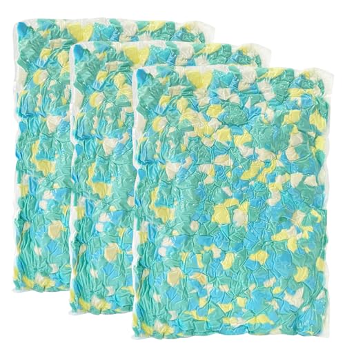 Bean Bag Filler, 15lbs Shredded Memory Foam Stuffing, Filling & Refill for Bean Bag Chairs, Couch Cushions, Punching Bags, Pillows, Sofas, Dog Beds, Multi Color & Shape - color: Multi Color, size: 15 Pound (Pack of 1)