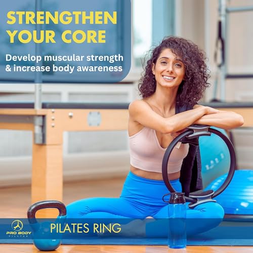 ProBody Pilates Circle - 14 Inch Magic Circle Pilates Ring - color: Black