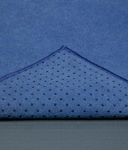 Manduka Yogitoes Hot Yoga Mat Towel - 71" | Moisture Activated Grip | Patented Silicone Nubs | Highly Absorbent, Durable & Easy Care | Made from Recycled Materials | 71 x 24 Inches | Moon - color: Moon, size: 71" x 24"