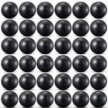 Outus 40 Pcs 9 Inch Exercise Pilates Ball Therapy Core Yoga Mini Balls for Stability Barre Training Stretching Physical Posture Training Gym Fitness Workout with Inflation Tube, Black