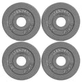 CAP Barbell 2-Inch Olympic Weight Plate | Multiple Options - size: 5 lb - Set of 4, style: Classic - Grey