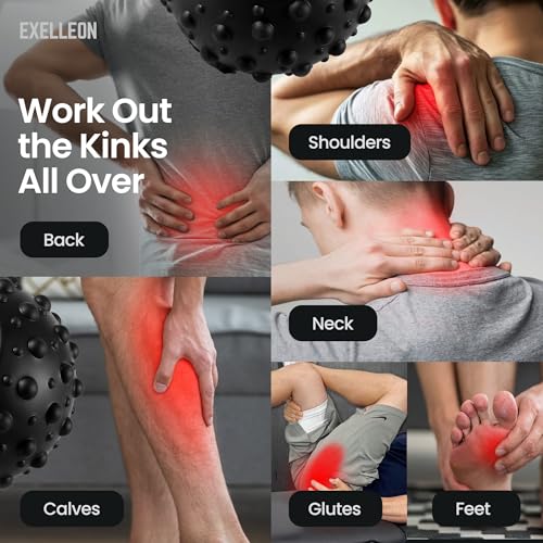 Vibrating Massage Ball, 4-Speed Vibration for Lymphatic Drainage