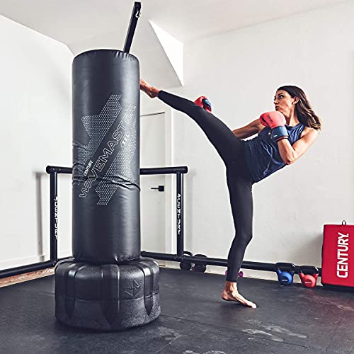 Century Wavemaster XXL | Freestanding Punching Bag with Base | Heavy Bag Boxing Martial Arts Kickboxing Bag | Optimal Strength and Cardio Training Bag - color: Black 3