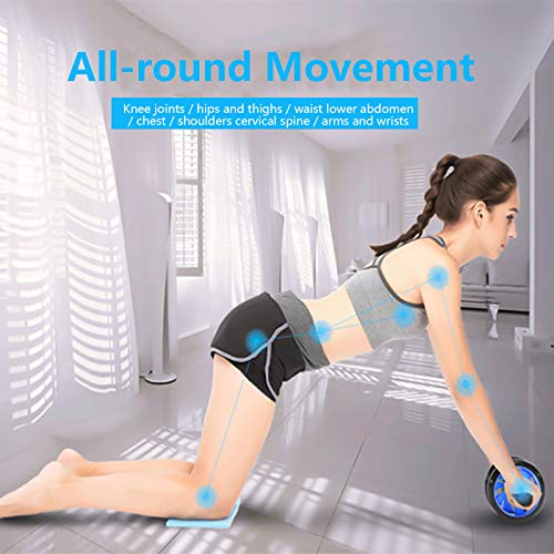 Sethruki Ab Roller Kit, 5-in-1 with Knee Pads, Push-Up Bars & Jump Rope | Stainless Steel, Non-slip TPR, Floor Safe, Home Gym Equipment Suitable for Physical Training