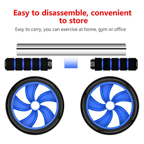 Sethruki Ab Roller Kit, 5-in-1 with Knee Pads, Push-Up Bars & Jump Rope | Stainless Steel, Non-slip TPR, Floor Safe, Home Gym Equipment Suitable for Physical Training