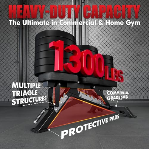 RITFIT Adjustable Weight Bench, Incline Decline Flat, 1300LB Capacity | Full Body Workout Bench for Home Gym Strength Training, 10 Backrest Positions, 3 Seat Angles, Heavy Duty Steel Frame - color: Black